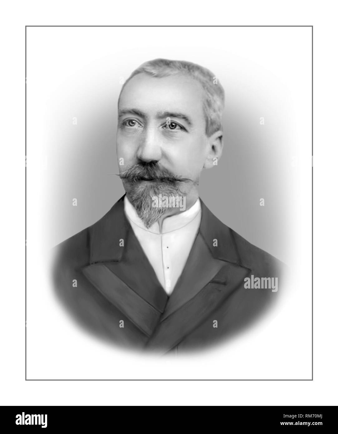 Anatole France 1844-1924 französische Romancier Kritiker Dichter Stockfoto