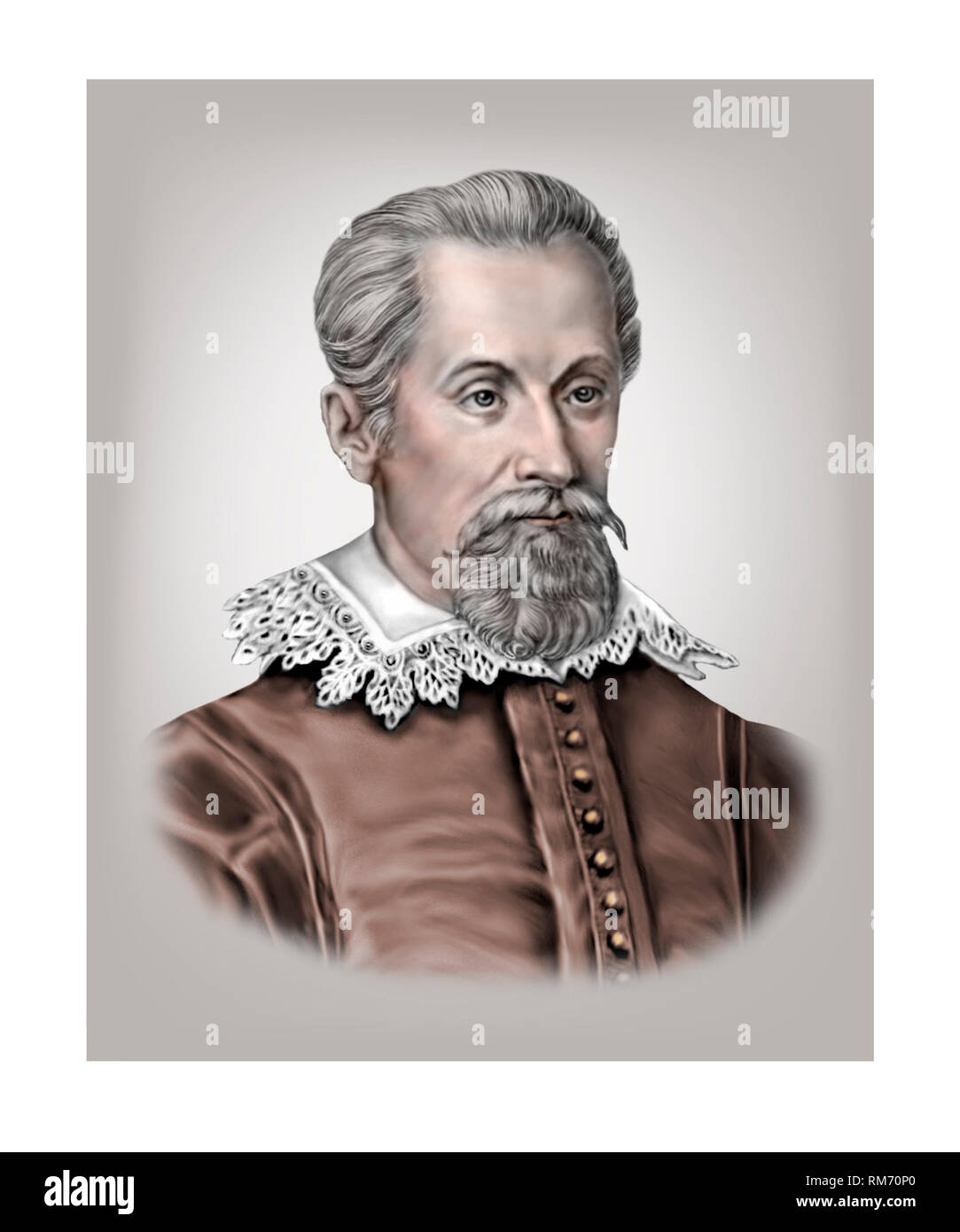 Johannes Kepler 1571-1630 deutscher Mathematiker, Astronom Stockfoto