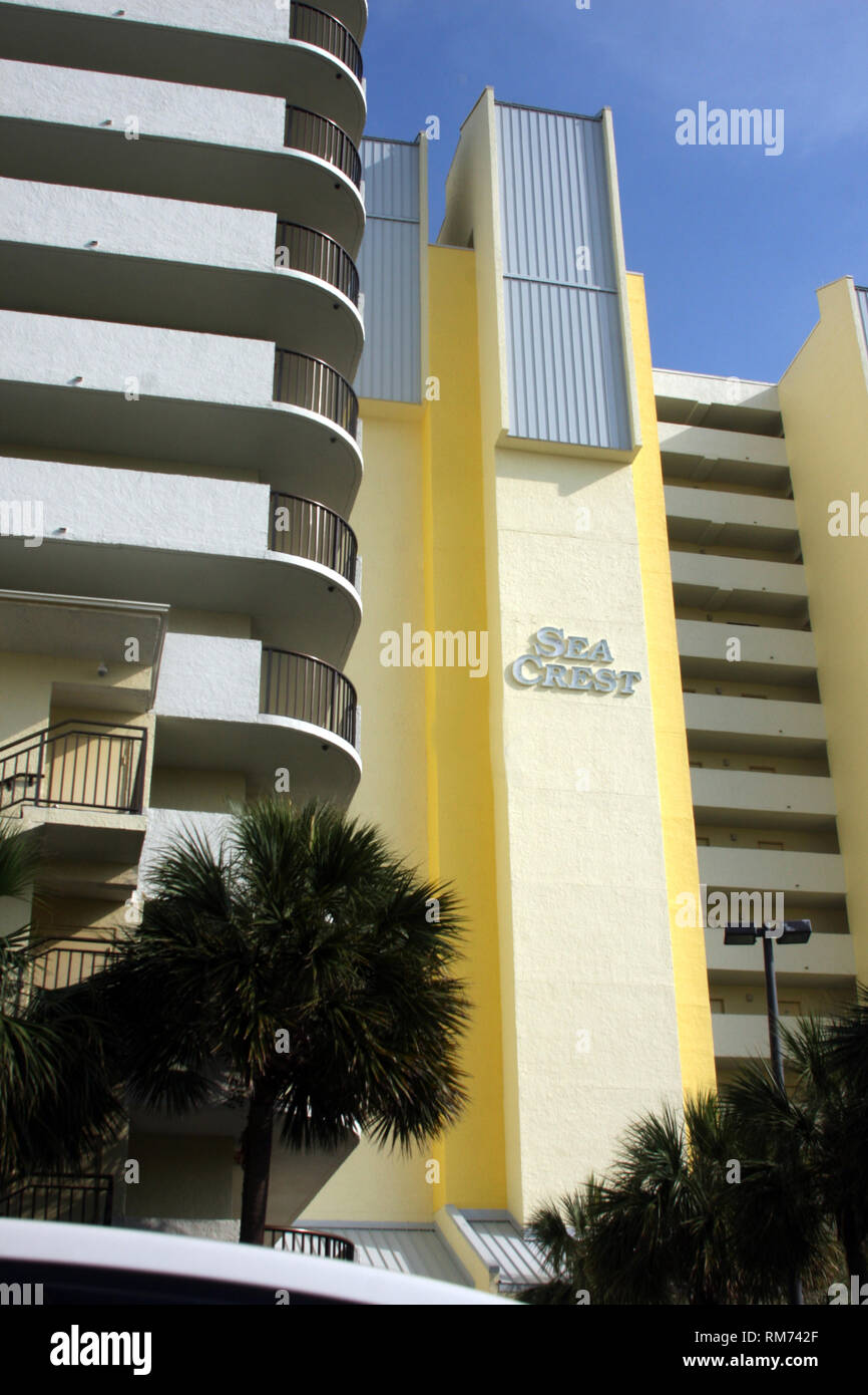 Sea Crest Resort Hotel in Myrtle Beach, SC, USA Stockfoto