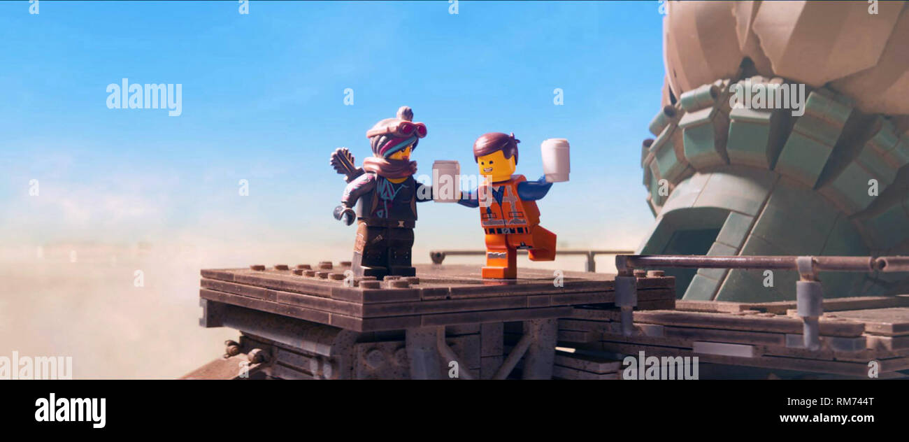 Die Lego Film 2: Der zweite Teil (ursprünglich unter dem Titel Die Lego Film Fortsetzung und bekannt in einigen Ländern als nur die Lego Film 2) ist eine bevorstehende2019 3D Computer-animierte Aktion sci-fi Comedy Film. Dieses Foto ist nur für den redaktionellen Gebrauch bestimmt und unterliegen dem Copyright der Film Company und/oder der bezeichneten Fotograf durch den Film oder die Produktion Firma zugewiesen. Stockfoto