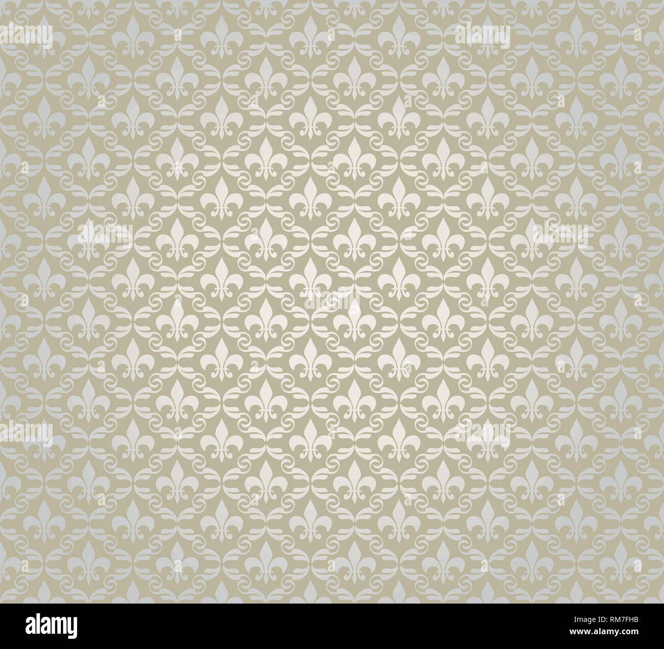Nahtlose Damast-Tapete Stock Vektor