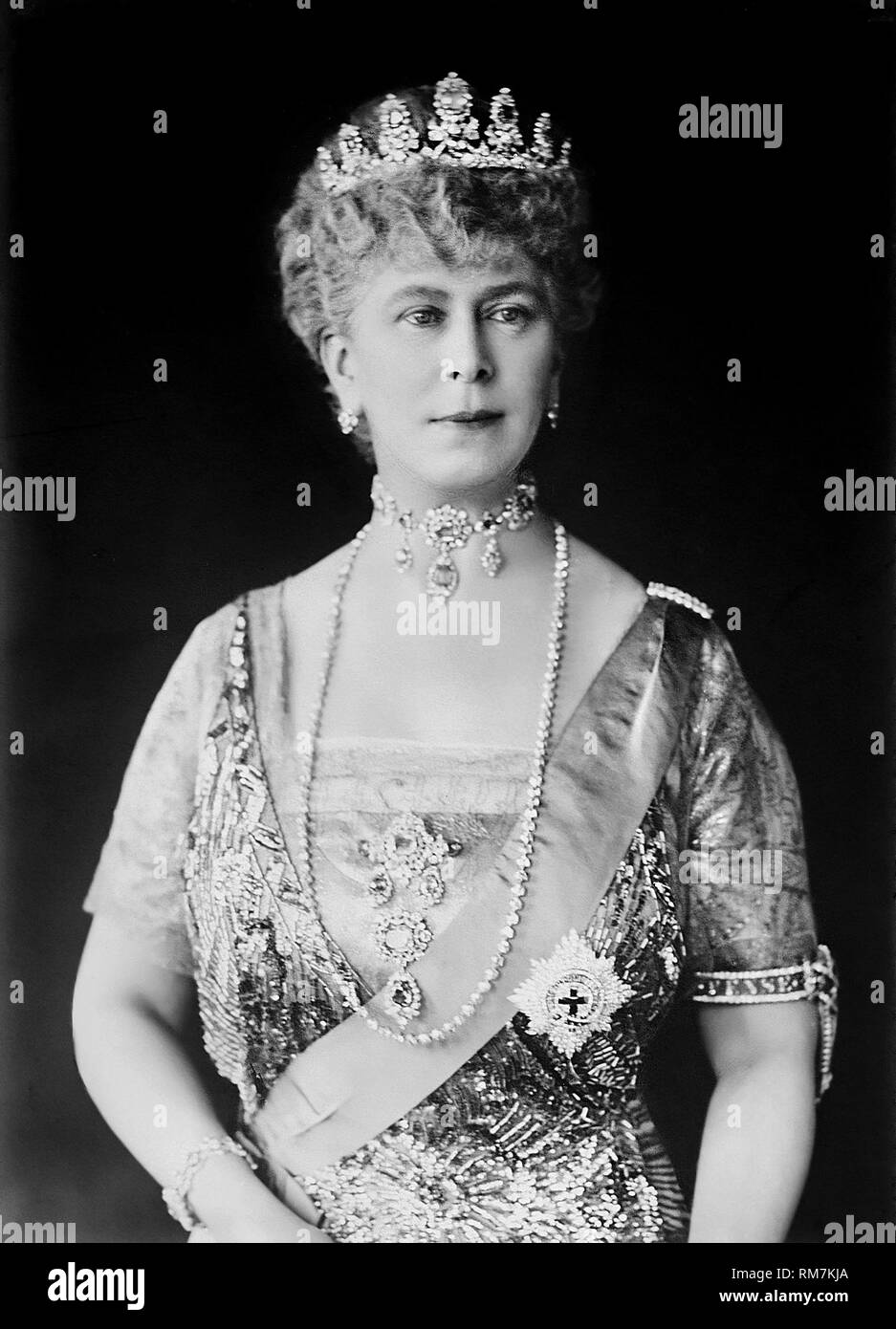 Queen Mary von Teck des Vereinigten Königreichs, Porträt c 1925 Stockfoto