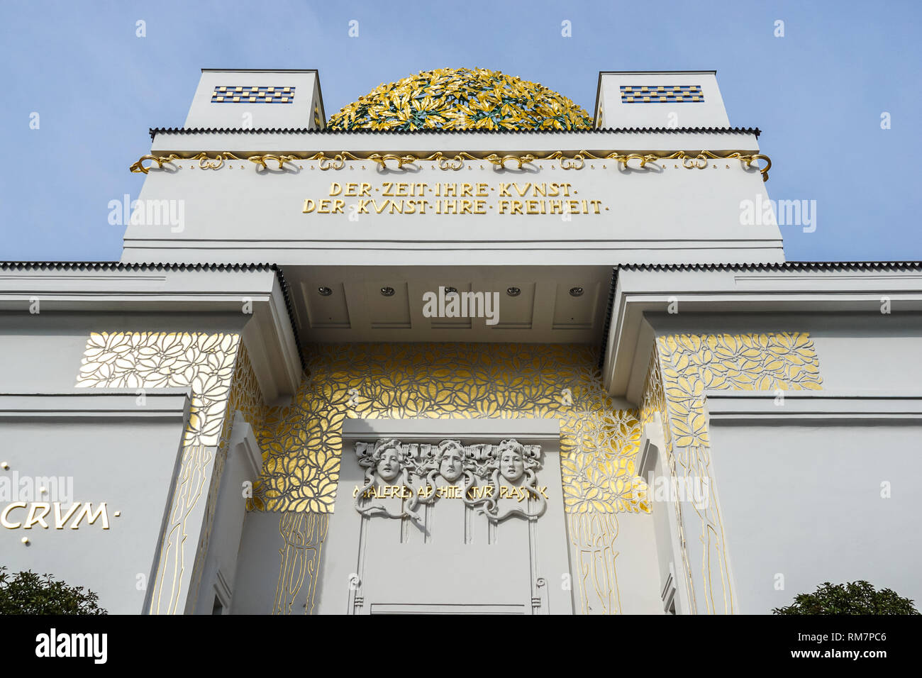 Sezession Fassade in Wien, Österreich Stockfoto