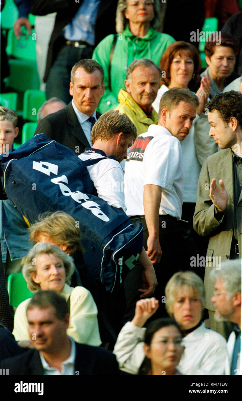 Rochus Club Düsseldorf (DŸsseldorf, Düsseldorf) Deutschland 20.5.1999, Tennis: World Team Cup------- Boris Becker Stockfoto