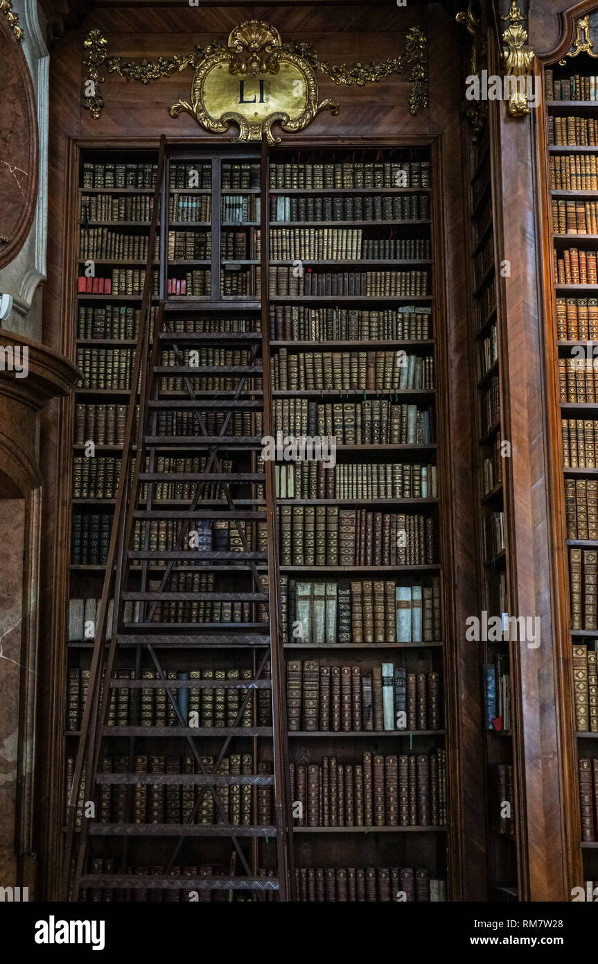 Österreichischen Nationalbibliothek in Wien, Österreich Stockfoto