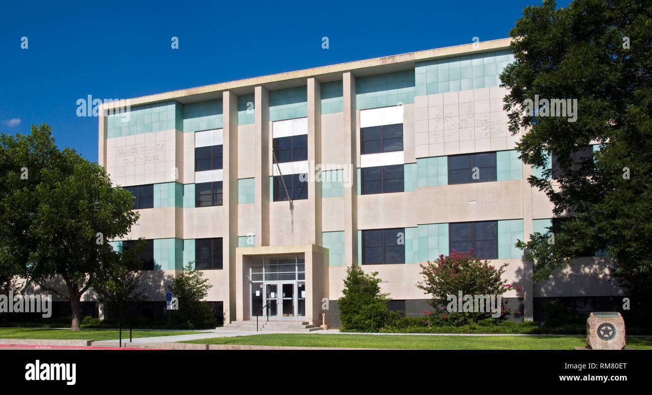 Gaines County Courthouse - Seminole, Texas Stockfoto