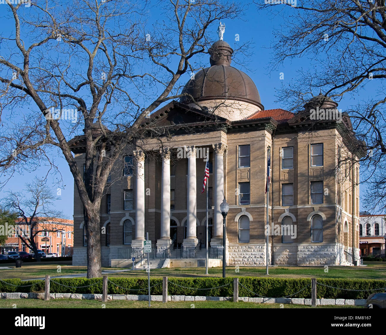 Hayes County Courthouse - San Marcos, Texas Stockfoto