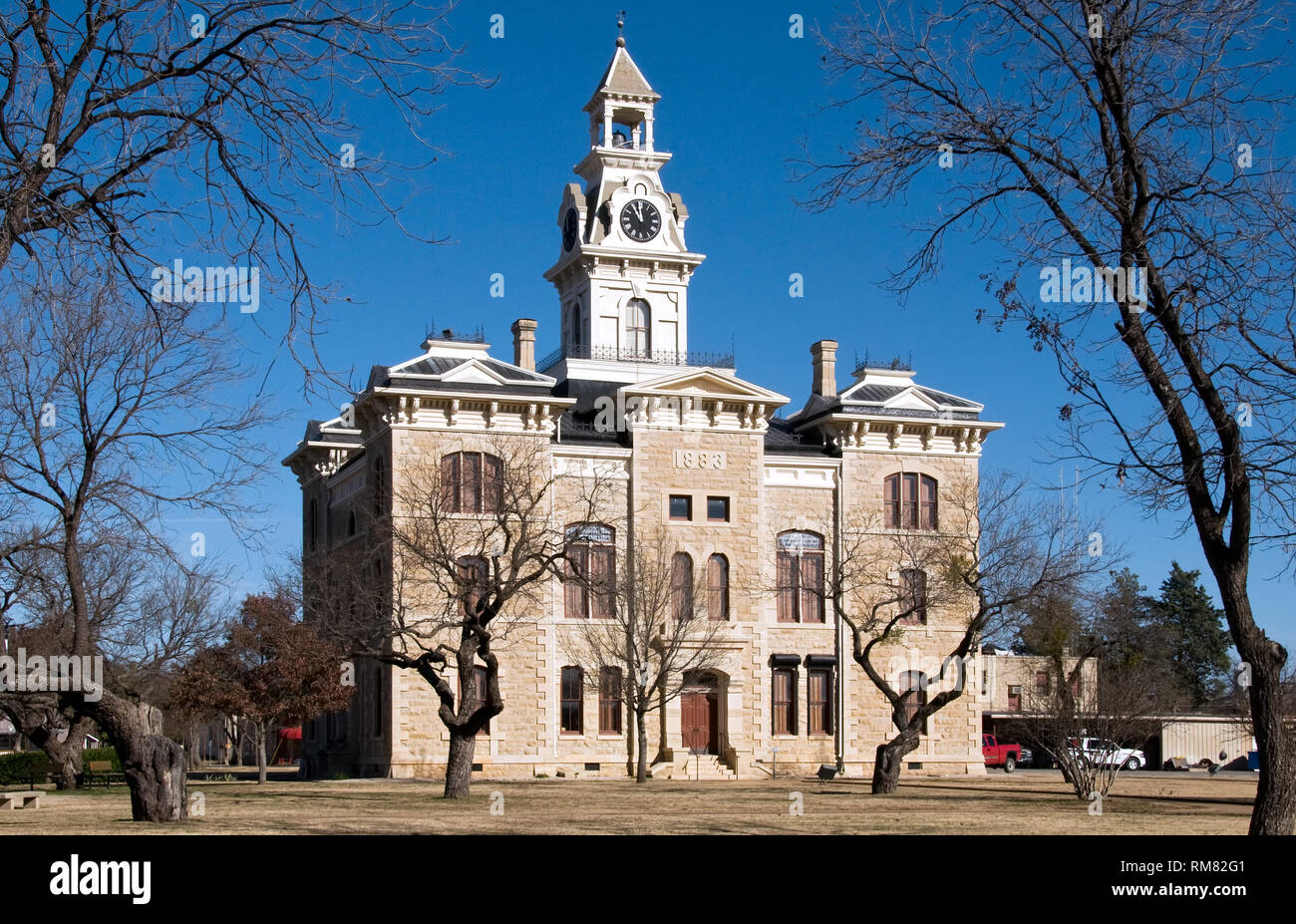 Shackelford County - Albanien, Texas Stockfoto