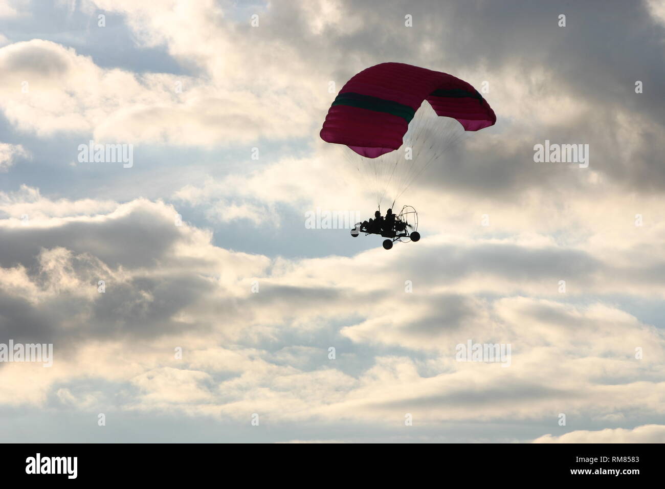 Fliegen Himmel Trike para Motor 3 Stockfoto
