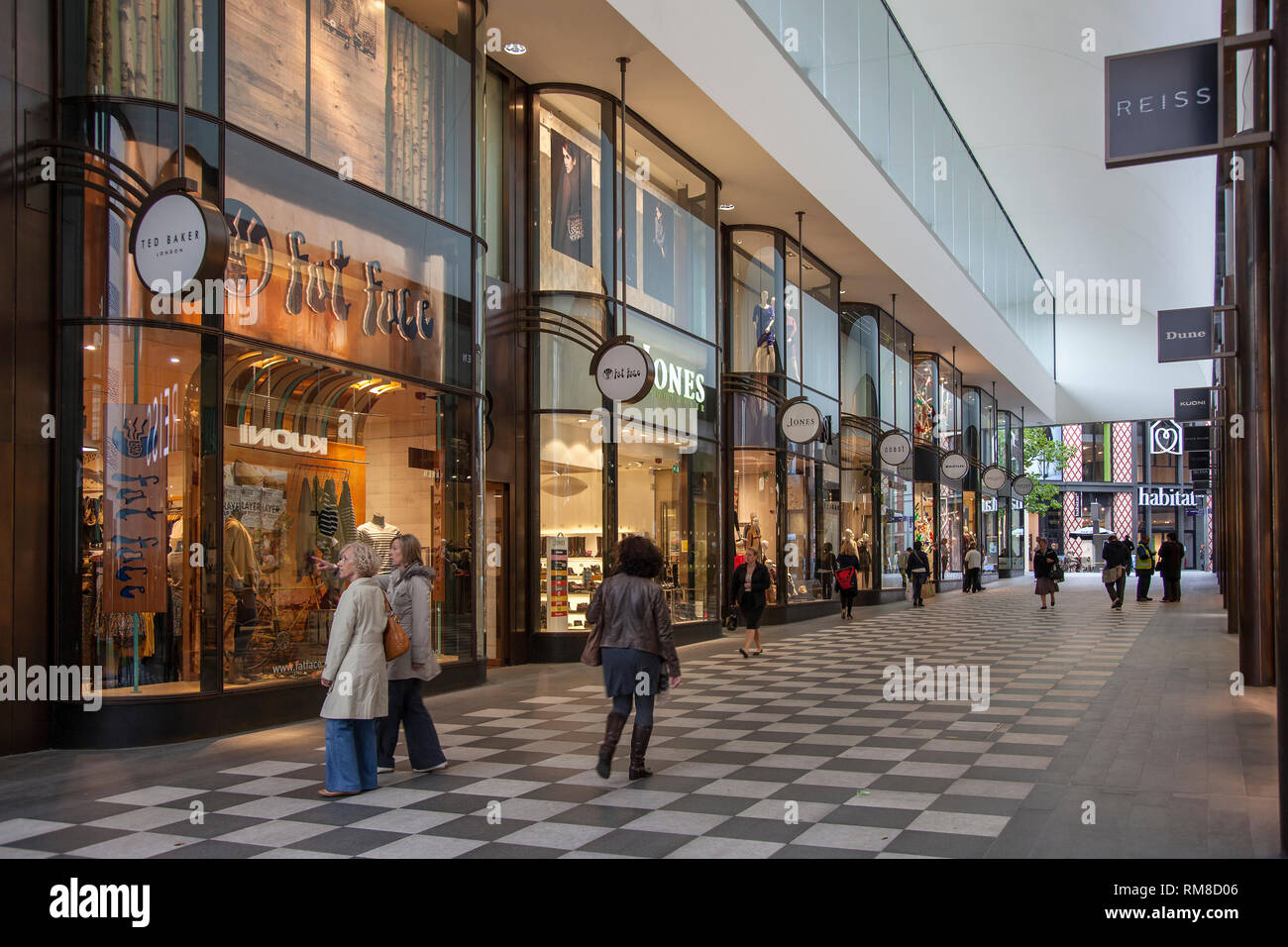 Liverpool One Shopping Mall. Stockfoto