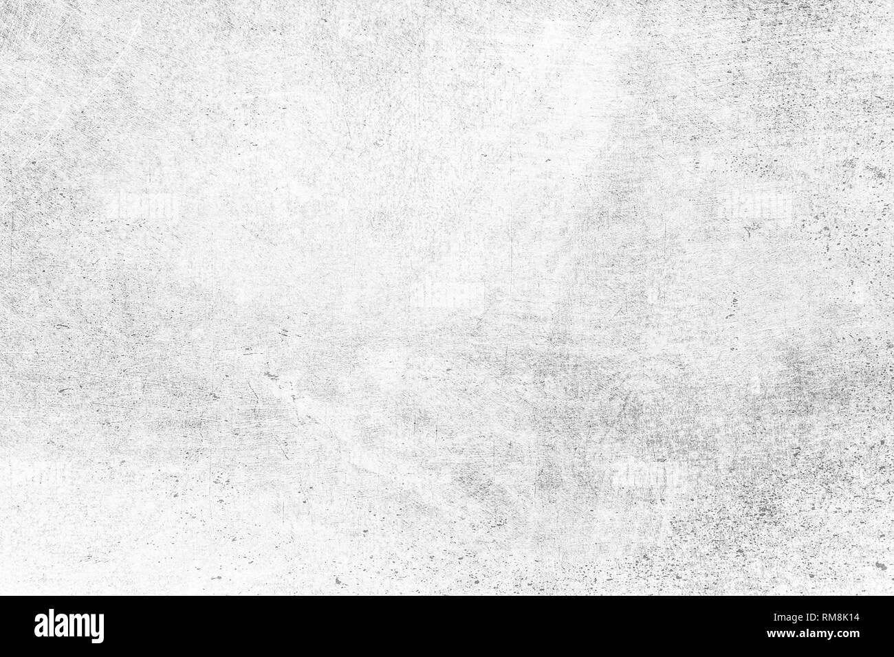 Textur aus schwarzen und weißen Linien, Kratzer, Flecken. Grunge Staub und Kratzer Hintergrund. Textur des Alten zerkratzt verschmutzte Oberfläche. Stockfoto