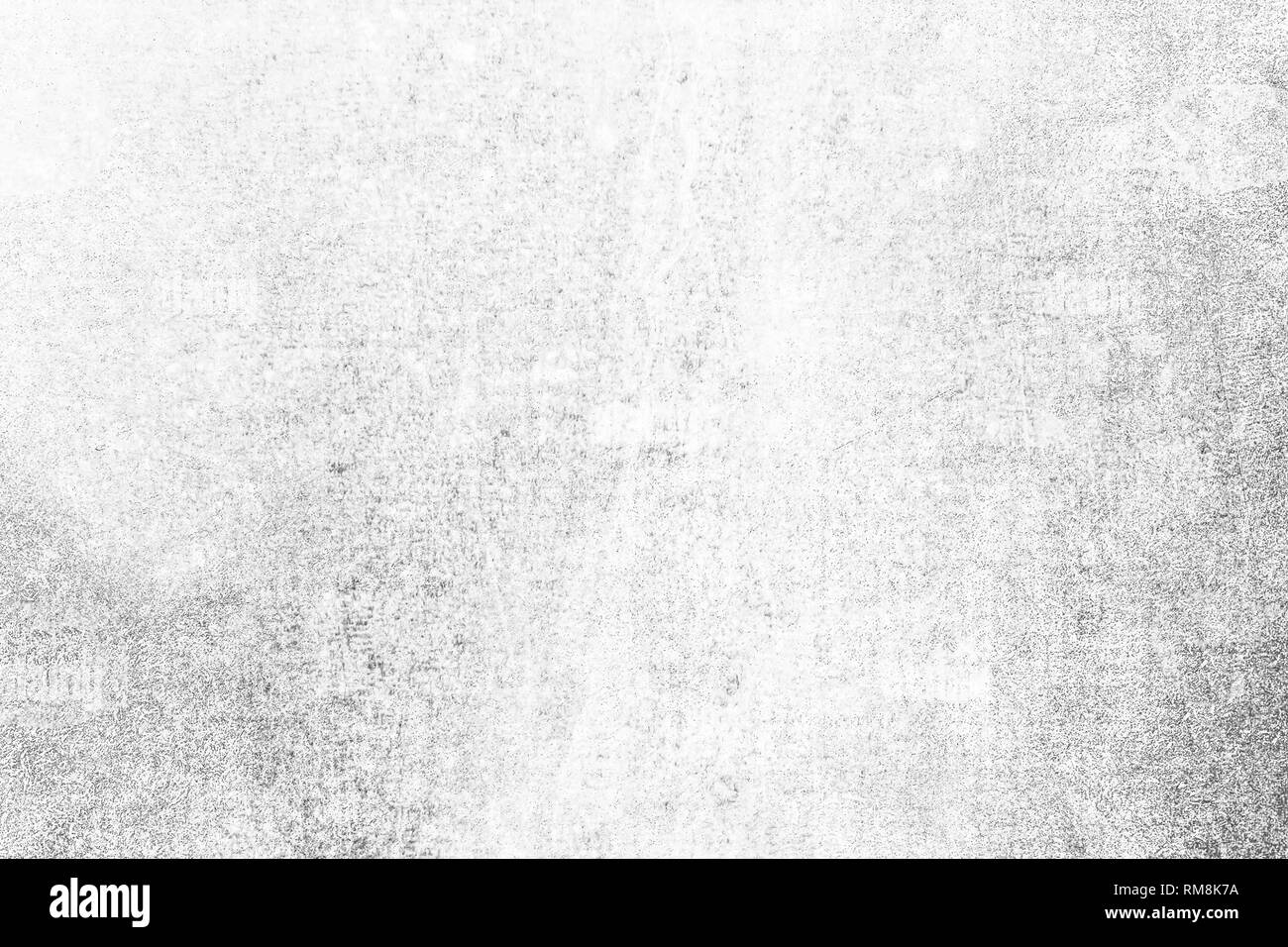 Textur aus schwarzen und weißen Linien, Kratzer, Flecken. Grunge Staub und Kratzer Hintergrund. Textur des Alten zerkratzt verschmutzte Oberfläche. Stockfoto