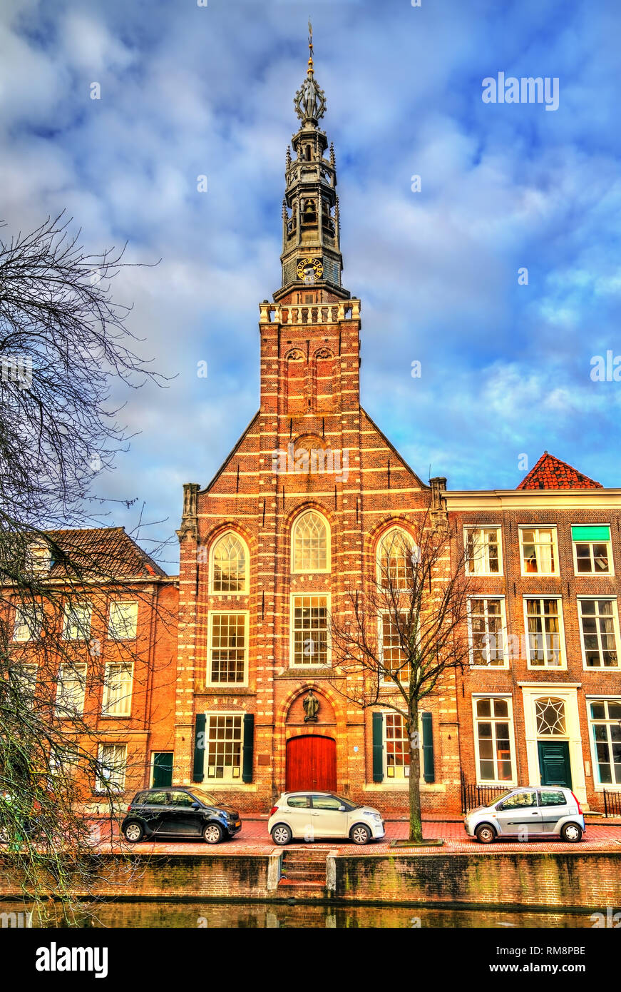 Der Heilige Lodewijkkerk oder die St. Louis Kirche in Leiden - Südholland, Niederlande Stockfoto