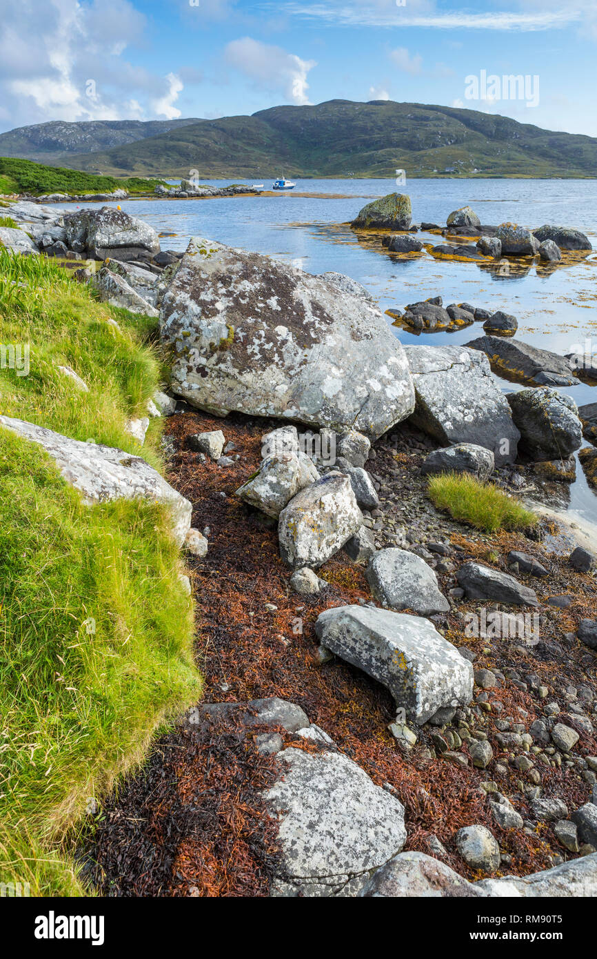 Großen Felsen am Meer Stockfoto