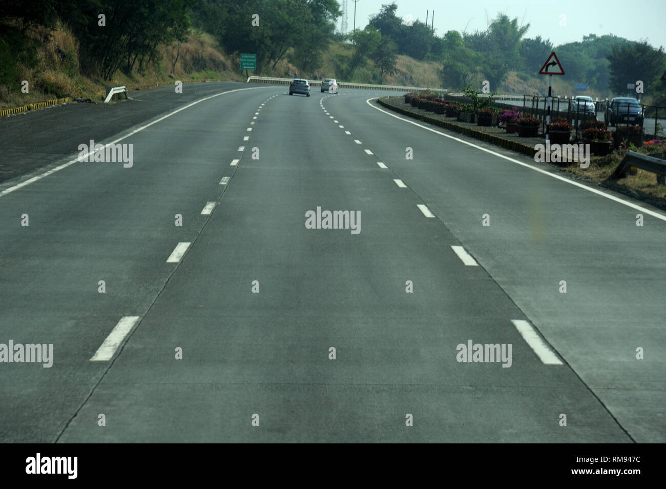 Mumbai, Pune Express Highway, Maharashtra, Indien, Asien Stockfoto