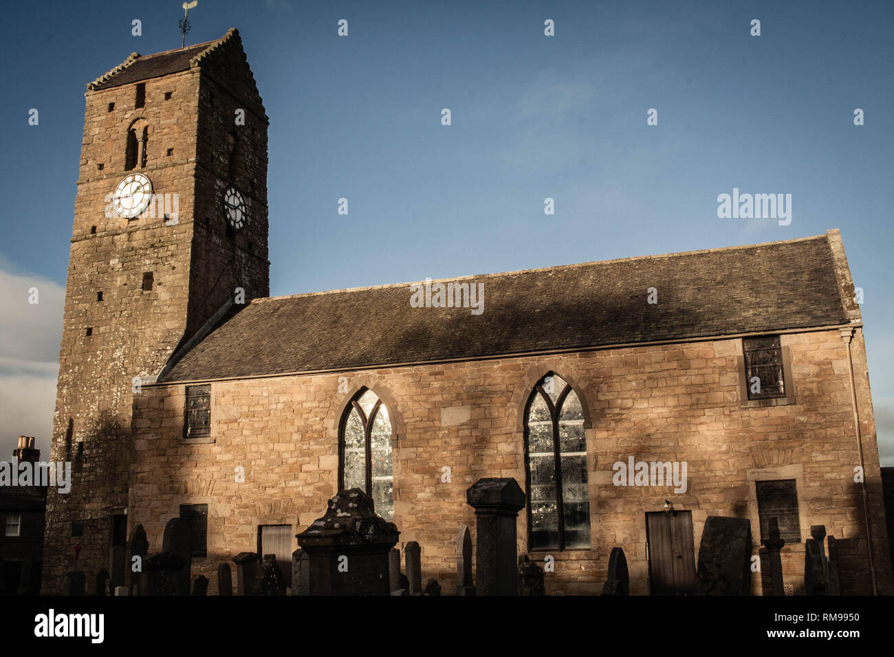 Von St Serf Kirche, Mahnwesen, Perthshire, Schottland Stockfoto
