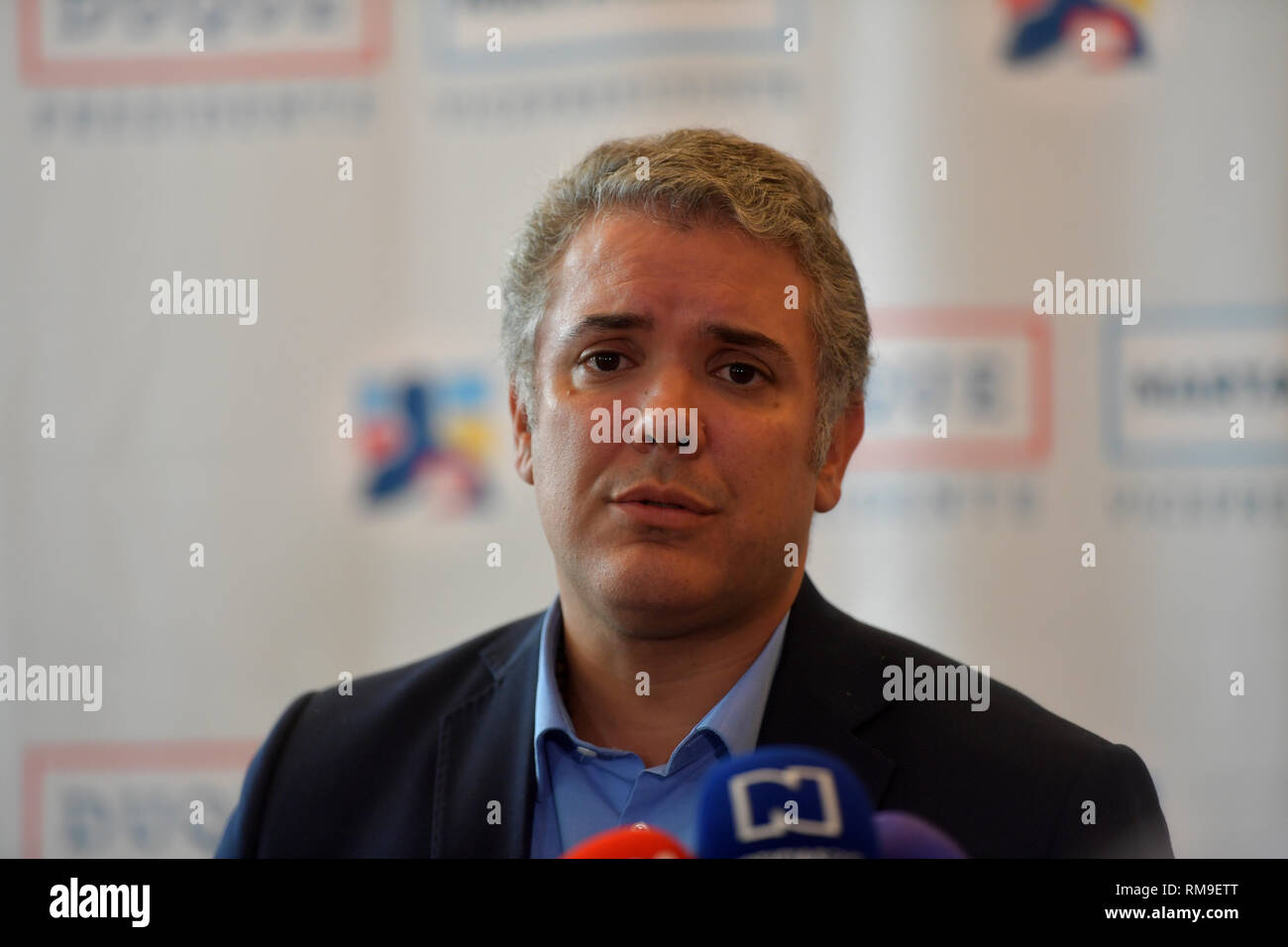 MIAMI, FL - Juli 14: kolumbianische Präsident Ivan Duque besuche Miami am Juli 2018 Menschen: Iván Duque García Márquez Credit: Hoo-Me.com/MediaPunch Stockfoto