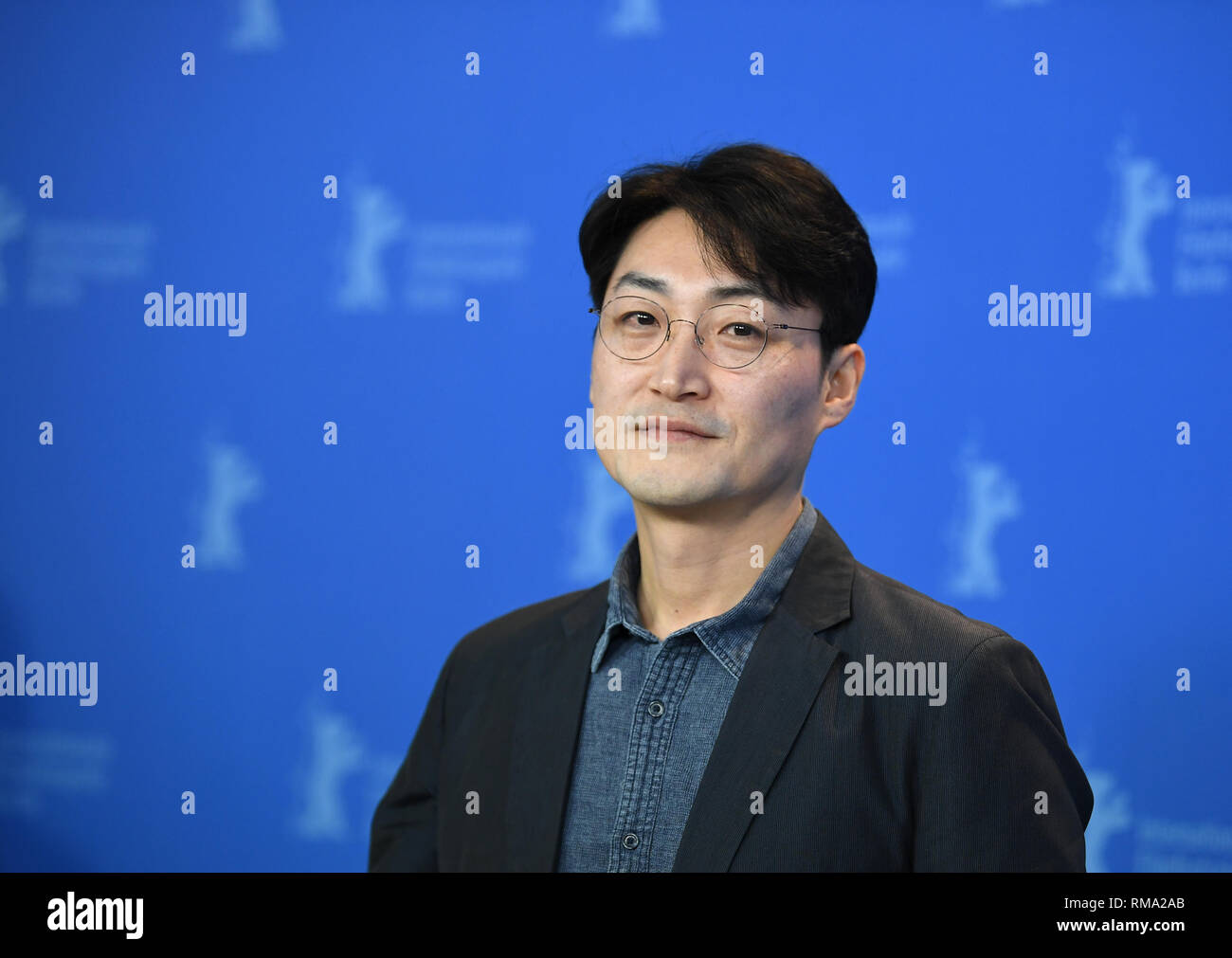 Berlin, Deutschland. 14 Feb, 2019. 69. Berlinale, PHOTOCALL "Woo Sang (Idol)', Korea, Panorama: Lee Su-jin, Direktor. Quelle: Britta Pedersen/dpa/Alamy leben Nachrichten Stockfoto