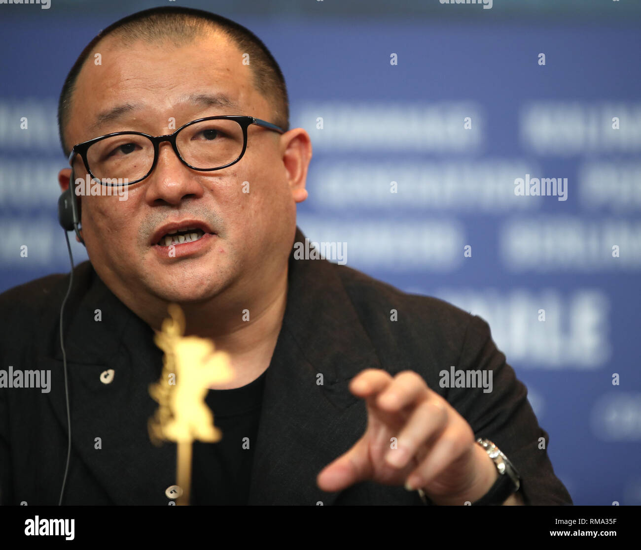 Berlin, Deutschland. 14 Feb, 2019. 69. Berlinale Pressekonferenz würde