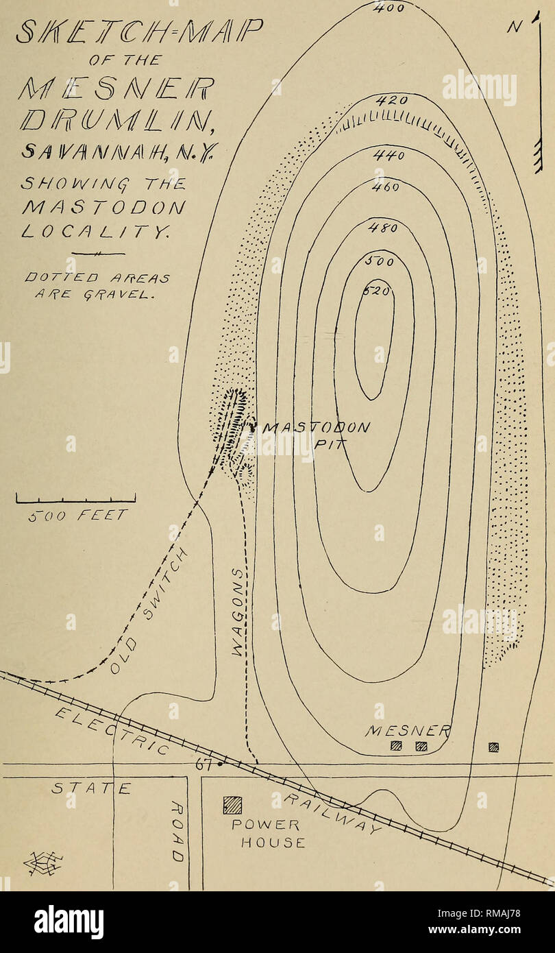 . Jahresbericht. New York State Museum; Wissenschaft; Wissenschaft. s//arrc/v-KARTE ODER DIE M ESME/R D/ROJML/IN, SA V/I A/9 M AVAIH SHOWlMCj MAS ZU DON Lokalität. Gepunktete/9^E/i^/I/? £ $/?# Schleier.. Bitte beachten Sie, dass diese Bilder sind von der gescannten Seite Bilder, die digital für die Lesbarkeit verbessert haben mögen - Färbung und Aussehen dieser Abbildungen können nicht perfekt dem Original ähneln. extrahiert. New York State Museum. Albany: Universität des Staates New York Stockfoto