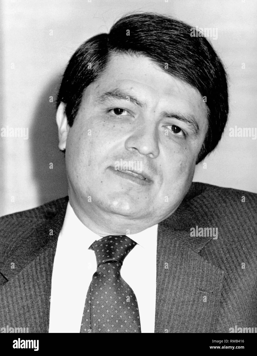 Sergio Ramirez, Vice Präsident von Nicaragua (1984-1990). Stockfoto