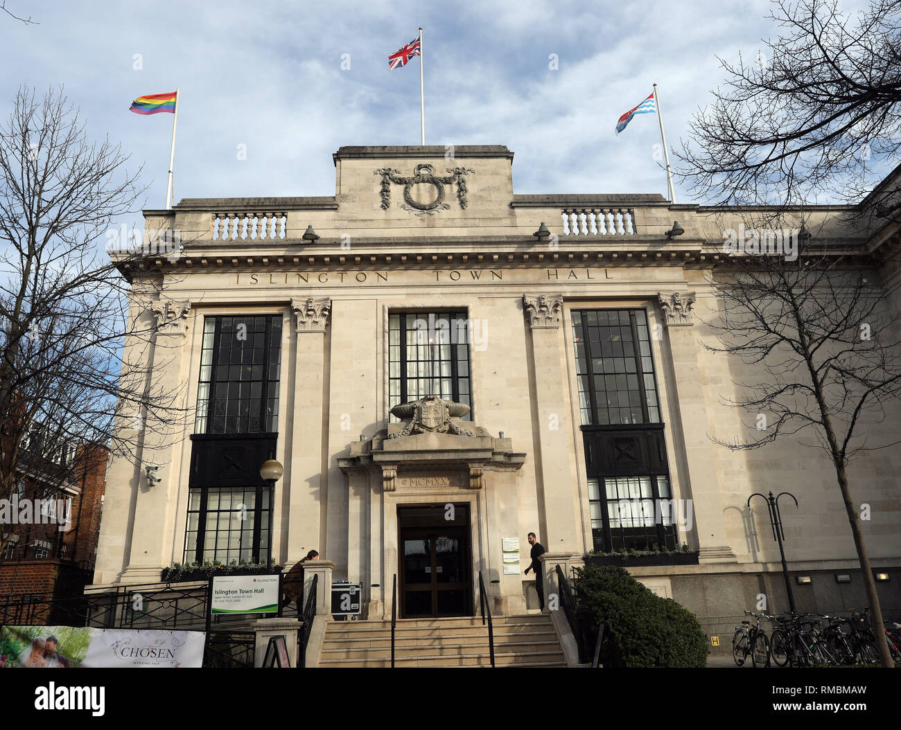 Islington Rathaus Bild von Gavin Rodgers/Pixel 8000 Stockfoto