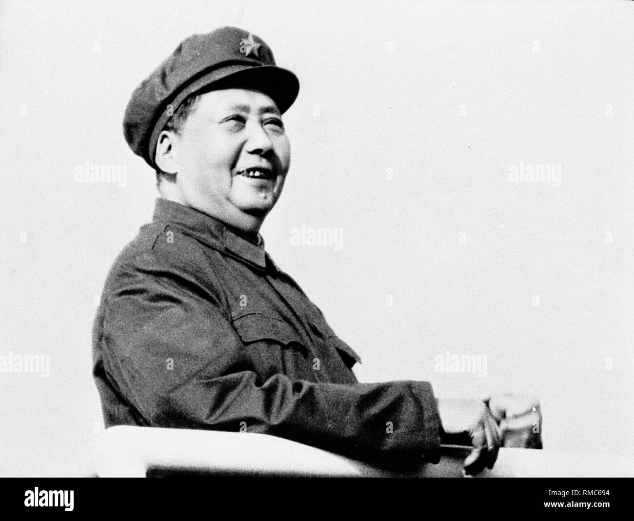 Mao Zedong, einem chinesischen Präsidenten. (Undatiertes Foto) Stockfoto