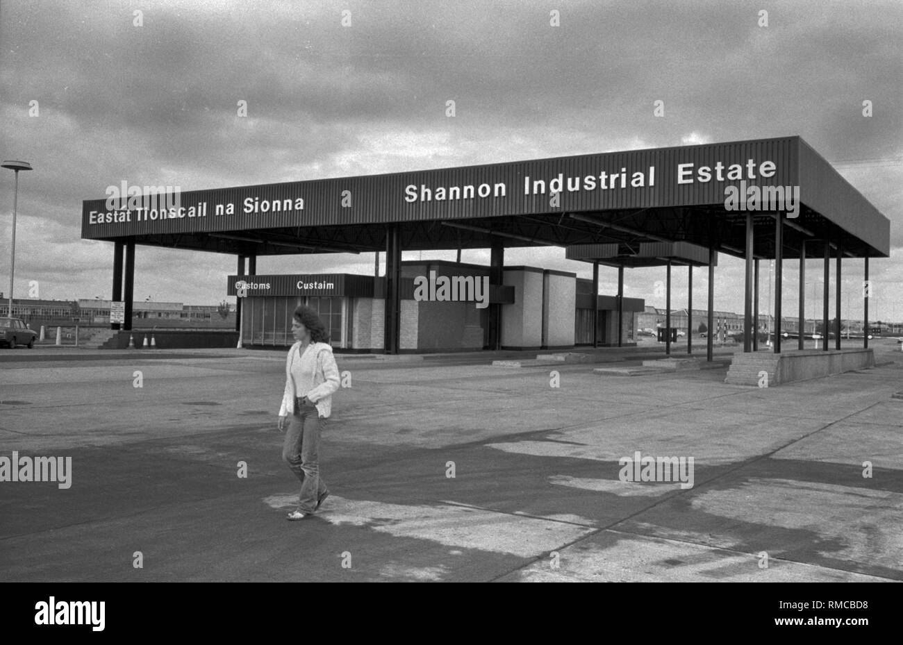 Shannon Industrial Estate Limerick, im County Limerick, Irland. 1970 s Westküste des südlichen Irland 70 s HOMER SYKES Stockfoto