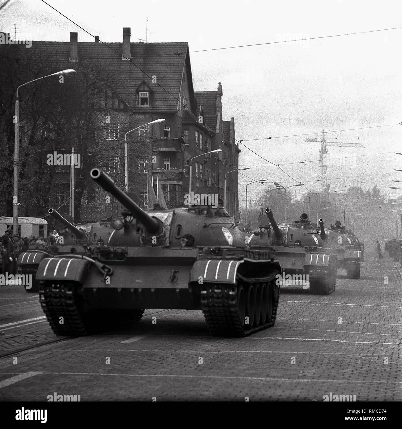 Sowjetische Militär in Erfurt. Stockfoto