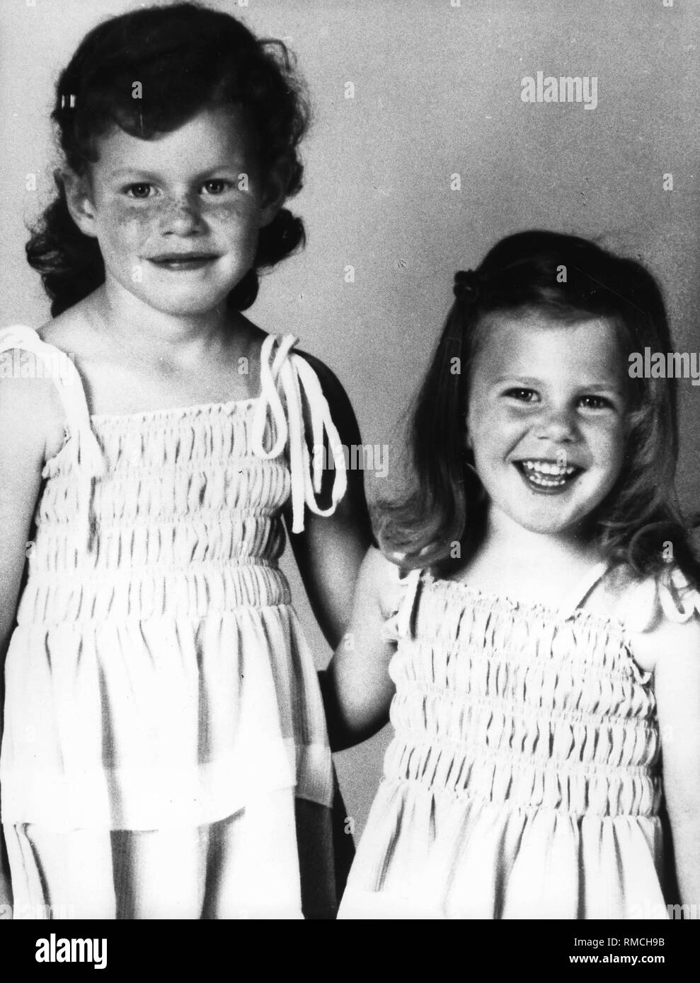 Melanie Und Karola Weimar Der Zwei Kinder Von Reinhard Weimar Und Seiner Frau Monika Getotet Stockfotografie Alamy