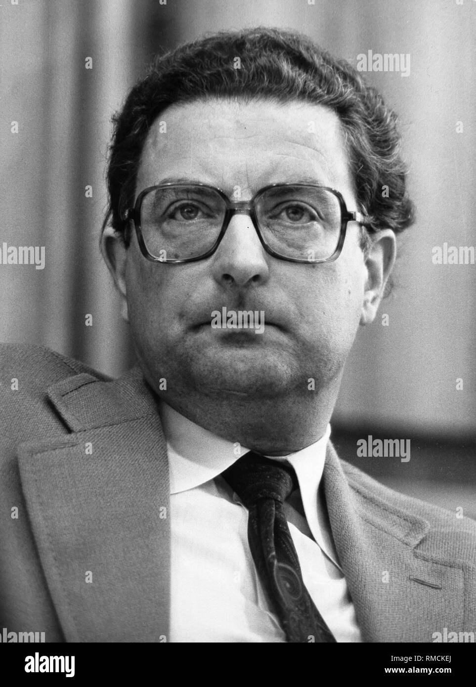 Gerhard Baum Dem Minister Des Innern Stockfotografie Alamy