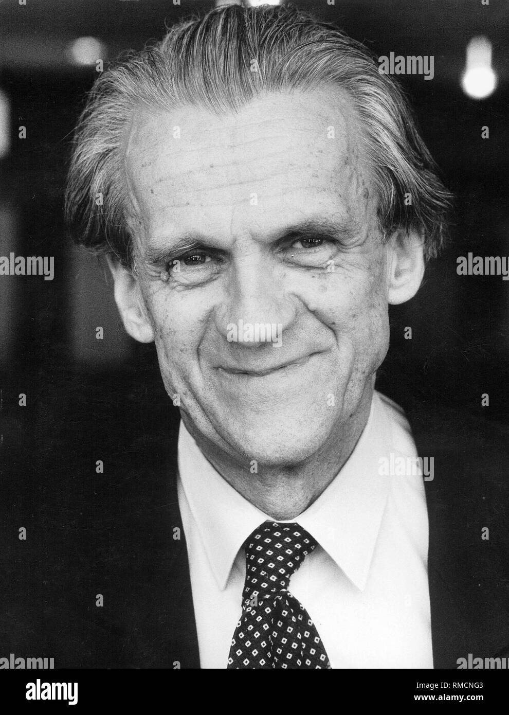 Walter Jens (* 1923), deutscher Literaturwissenschaftler und Schriftsteller. Stockfoto