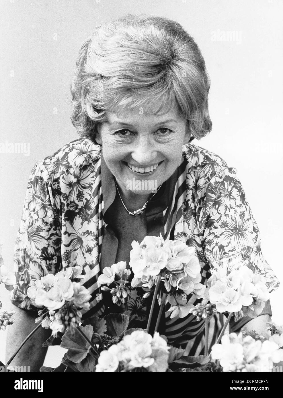 Erni Singerl, ein folk Schauspielerin. Stockfoto