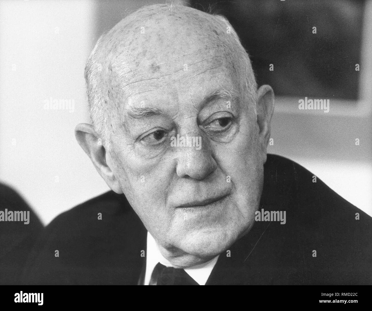 Alec Guinness, ein britischer Schauspieler. Stockfoto