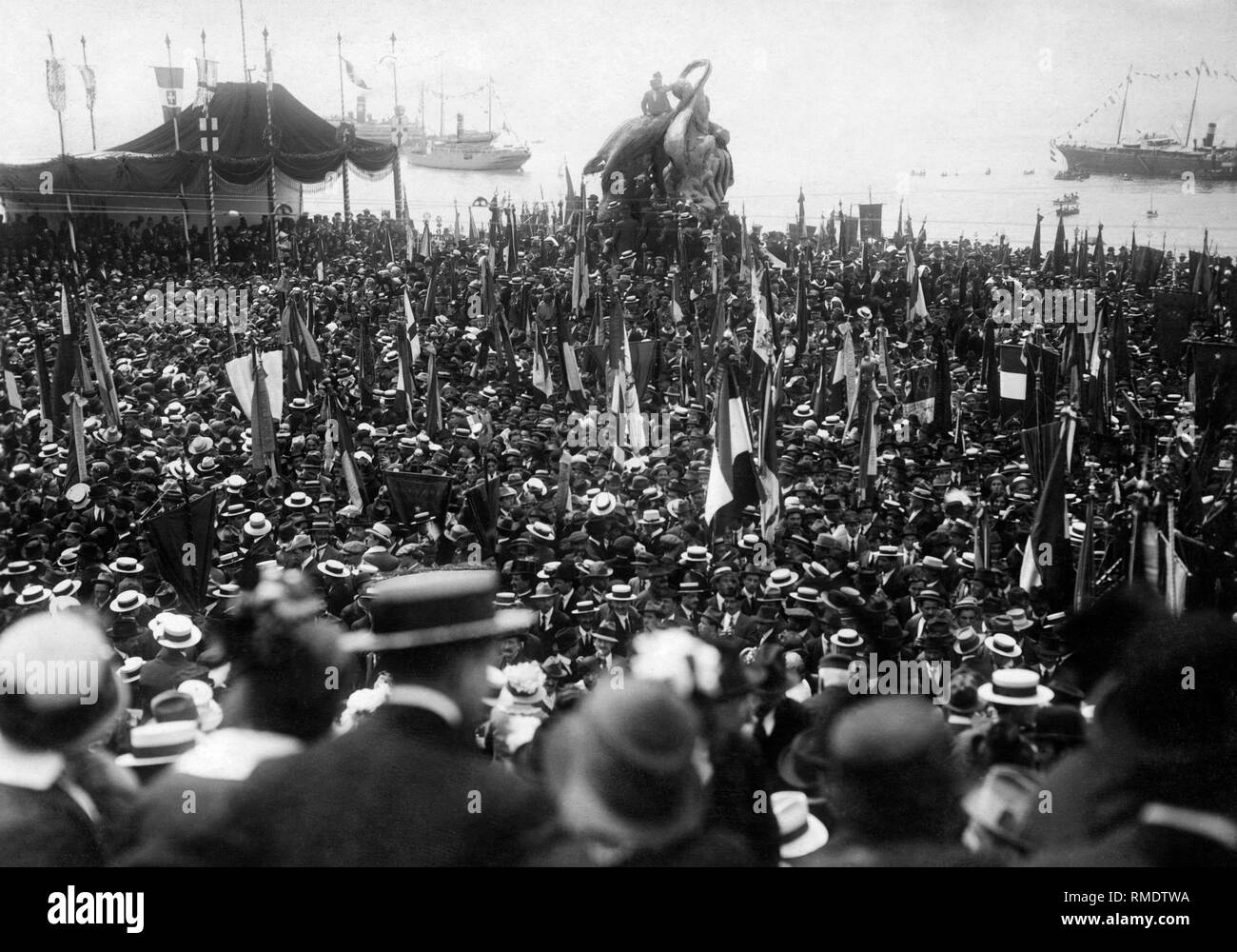 Politische Konferenz, Genua, Ligurien, Italien, 1910-20 Stockfoto