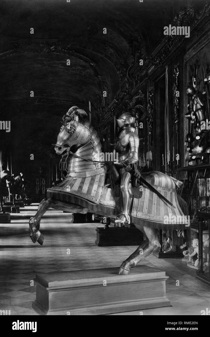 Der königliche Palast, die Königliche Waffenkammer, Turin, Piemont, Italien 1920 1930 Stockfoto