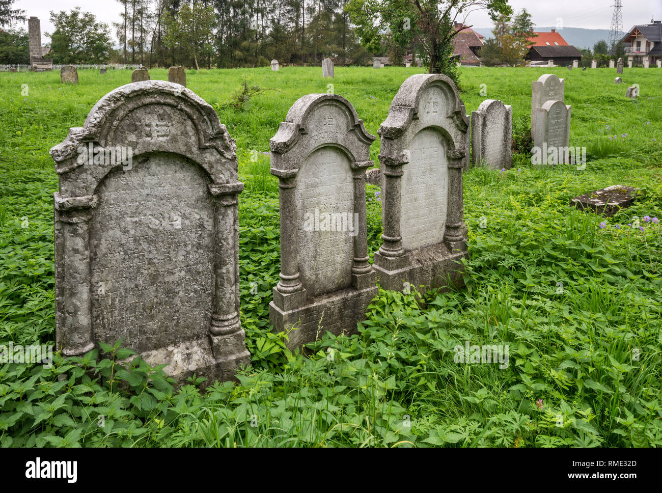Judischer Friedhof In Nowy Sacz Malopolska Polen Stockfotografie Alamy