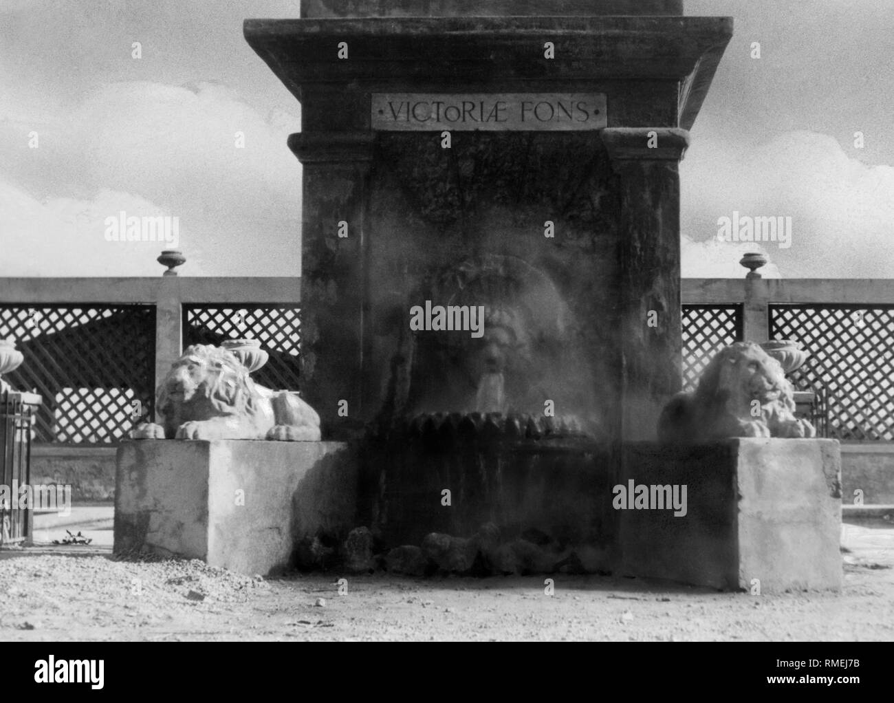 Italien, venetien, eine Quelle in Abano Terme, 1918 Stockfoto