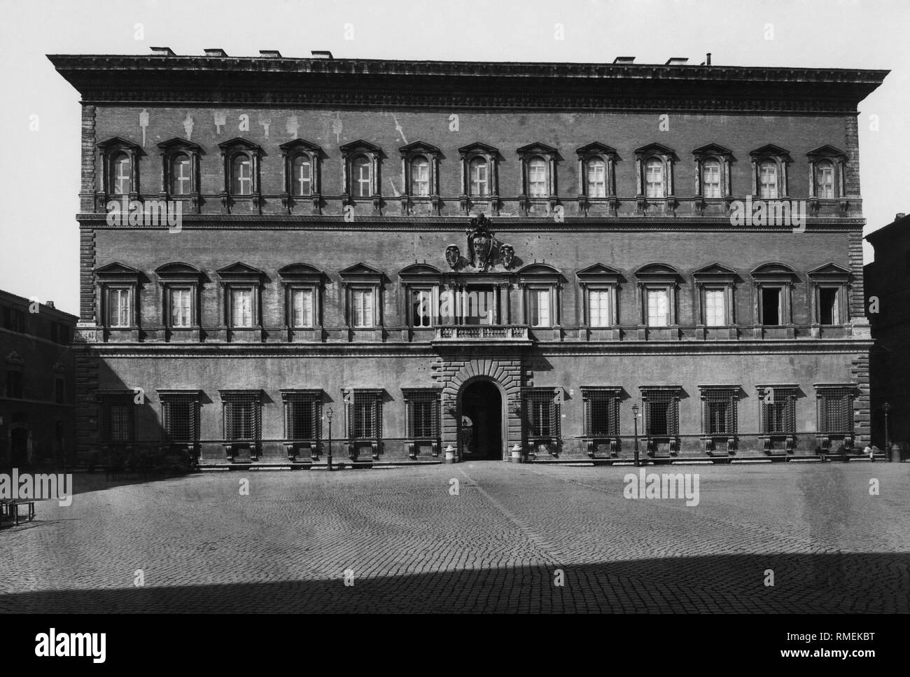 Palazzo Farnese, Rom, Latium, Italien 1930 Stockfoto