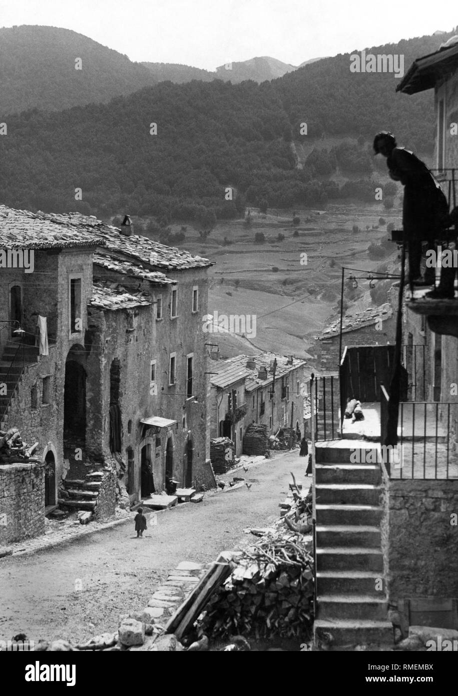 L'Aquila, Abruzzen, Italien, 1920-30 Stockfoto