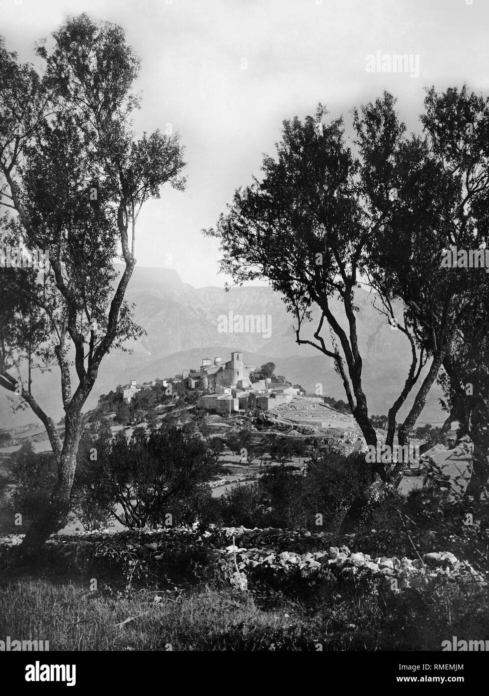 Alba Fucens, Abruzzen, Italien, 1910-20 Stockfoto