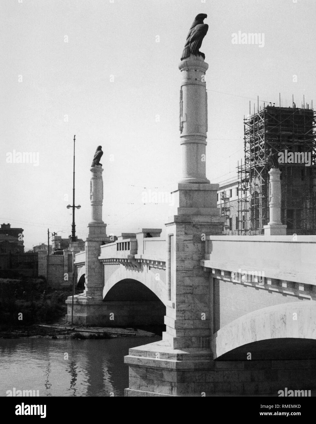 Brücke, Pescara, Abruzzen, Italien, 1920-30 Stockfoto