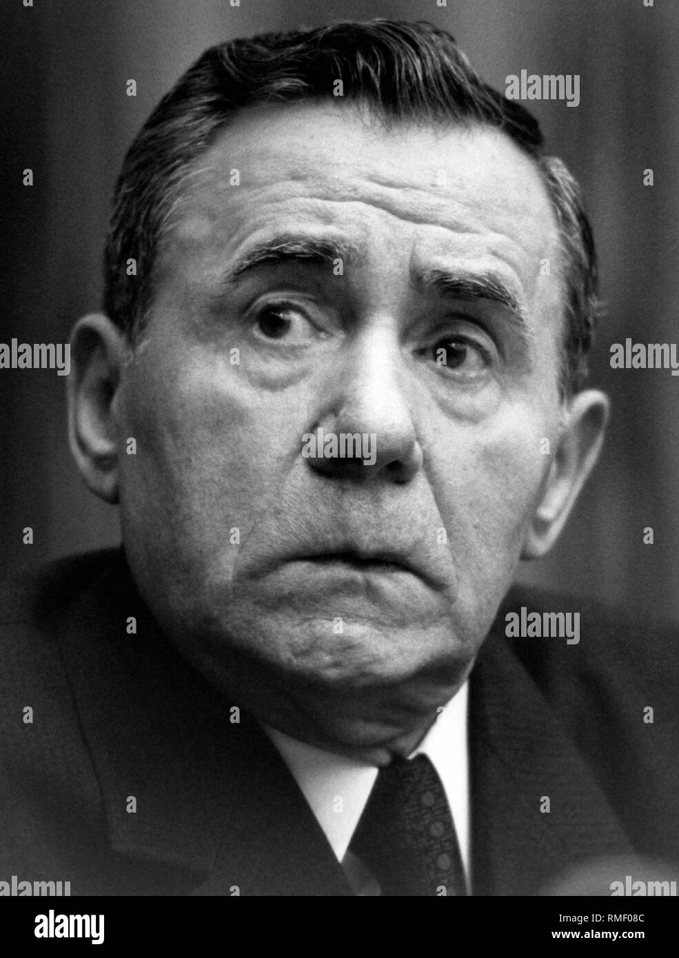 Die sowjetischen Außenminister Andrej Gromyko. Stockfoto