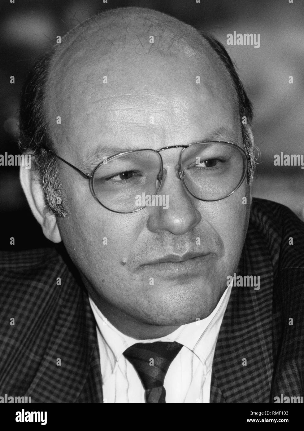 Walter Momper, ein deutscher Politiker. Stockfoto