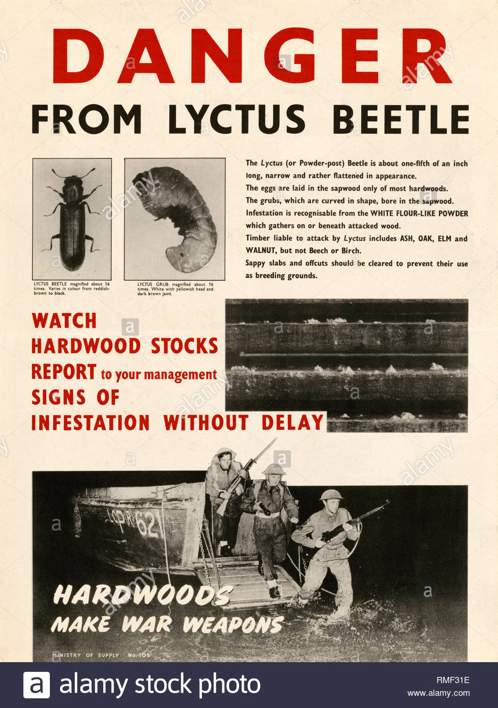 Britische Weltkrieg 2 Information der Öffentlichkeit Propaganda Poster Stockfoto