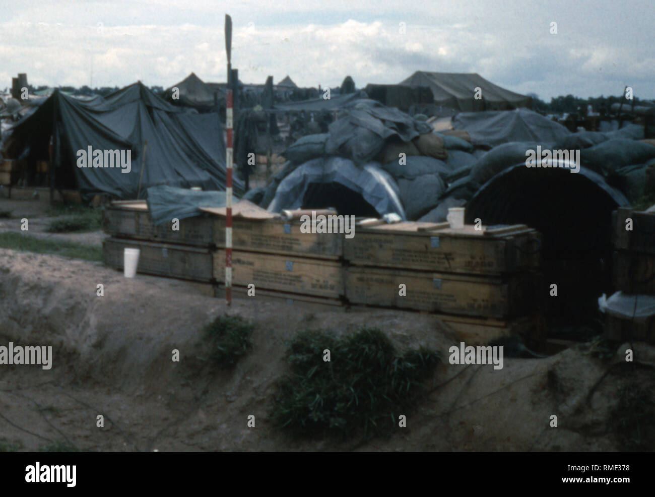 USA Vietnam-Krieg/Vietnam Krieg - US ARMY/United States Army 25. US-Infanteriedivision/25 Infanterie Division-Hoc Mon 1968 Stockfoto