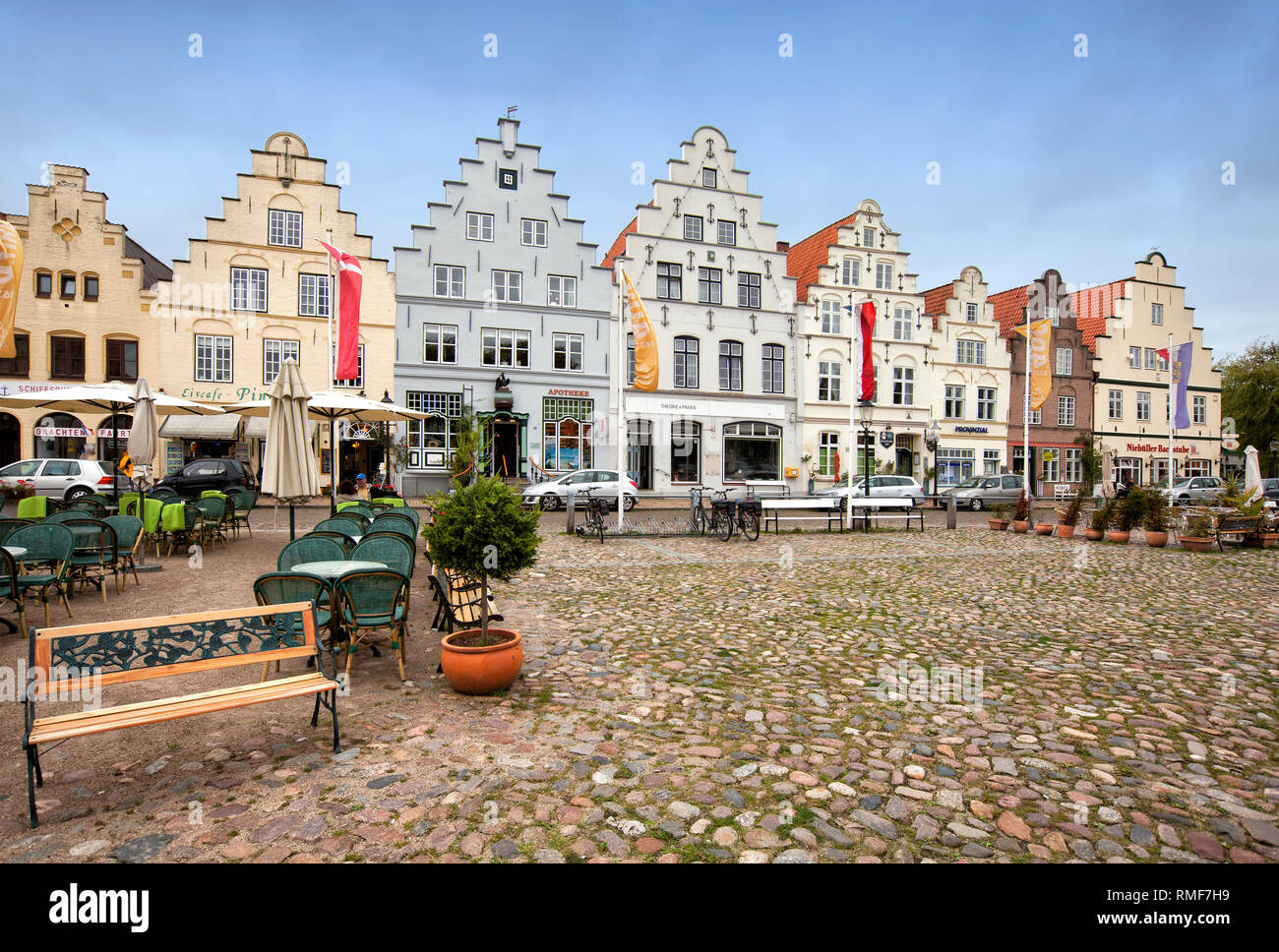 Friedrichstadt, Nordfriesland, Schleswig-Holstein, Deutschland, Europa Stockfoto