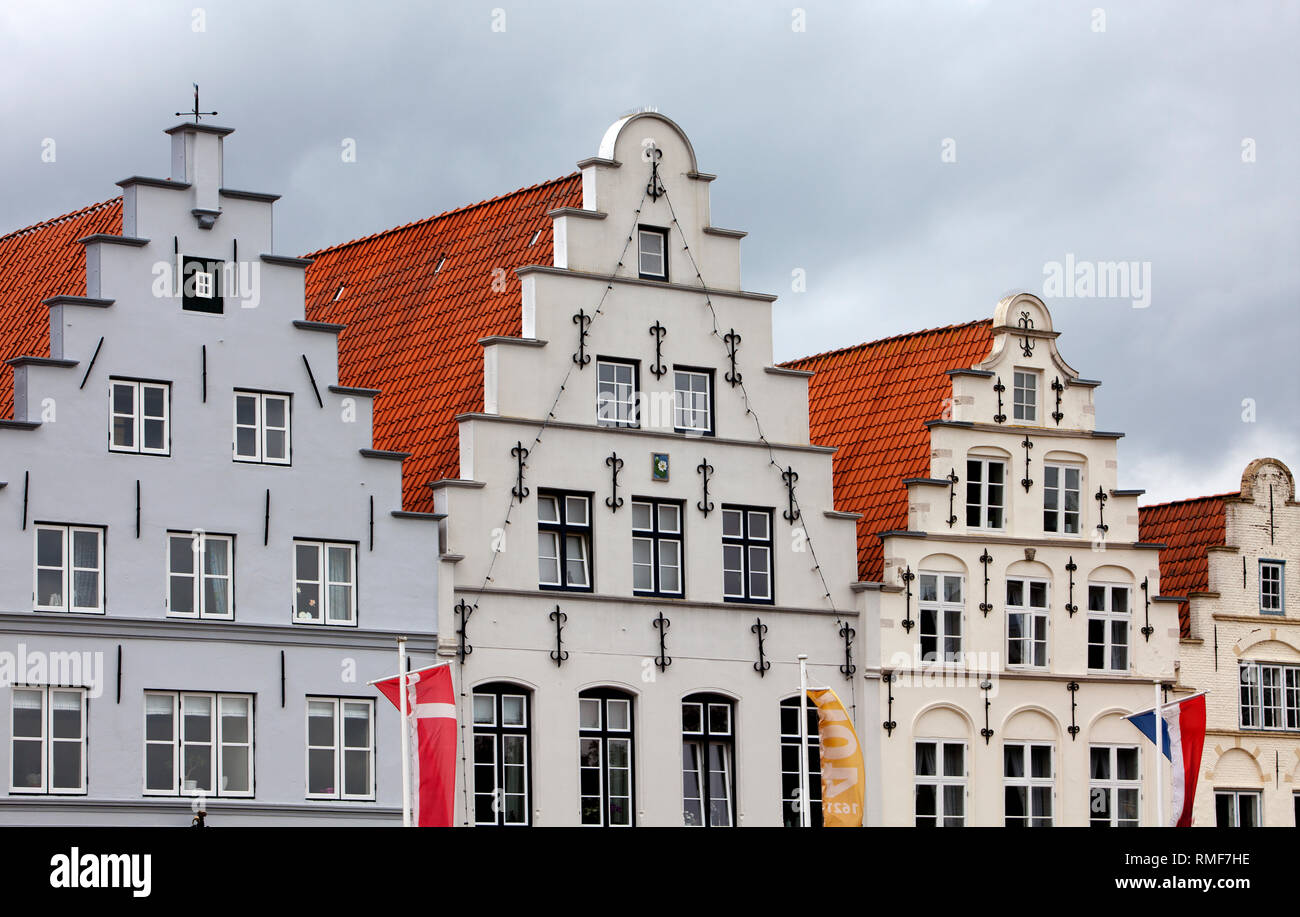 Friedrichstadt, Nordfriesland, Schleswig-Holstein, Deutschland, Europa Stockfoto