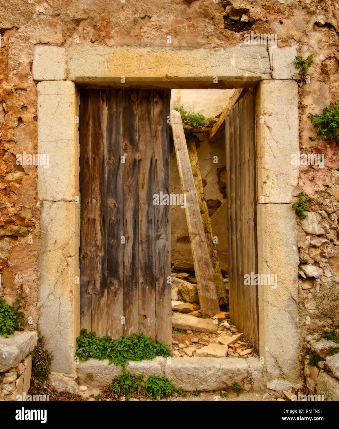 Raixeta, verlassenen Bauernhaus Stockfoto