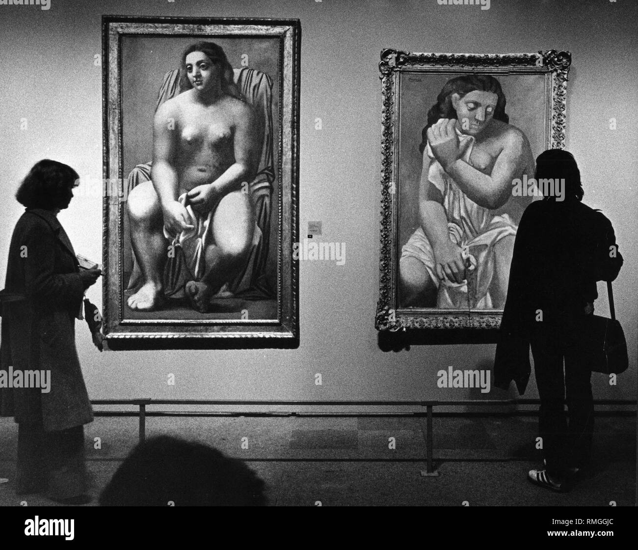 Werke von Picasso in einem Pariser Museum. Stockfoto